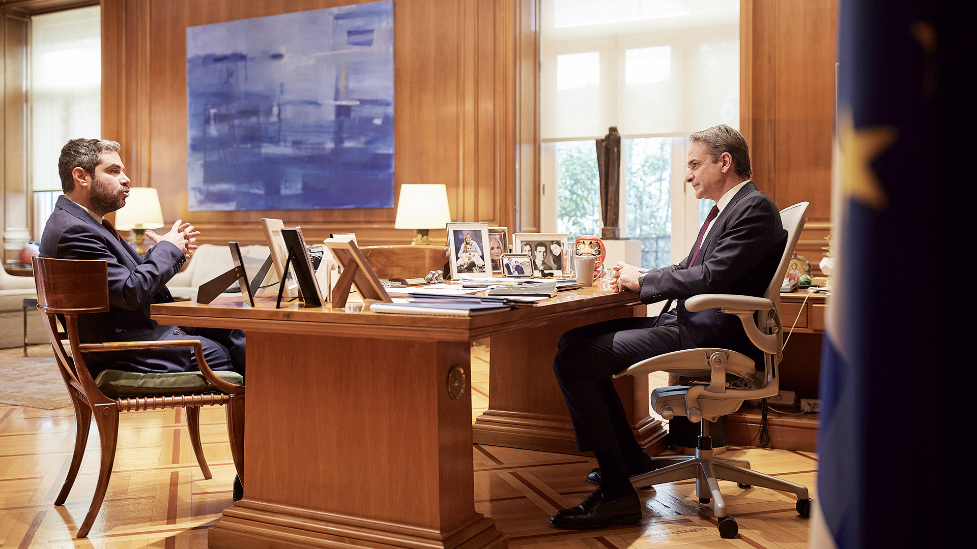 Κυριάκος Μητσοτάκης στην «Κ»: «Κάποιοι θέλουν να μας οδηγήσουν σε ζούγκλα»-1