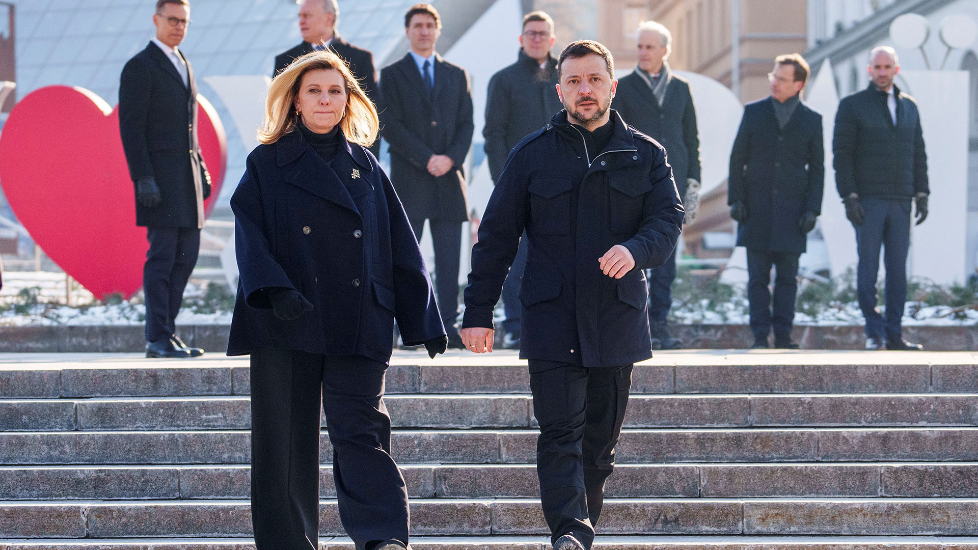 «Διακυβεύεται το μέλλον της Ευρώπης»: Το μήνυμα των Ευρωπαίων ηγετών από το Κίεβο – Απούσα η Ουάσιγκτον-1