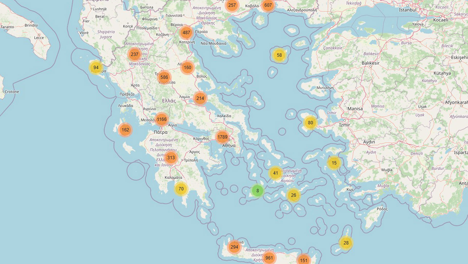 Σαντορίνη – Αμοργός: Ο χάρτης με τα καταφύγια-1