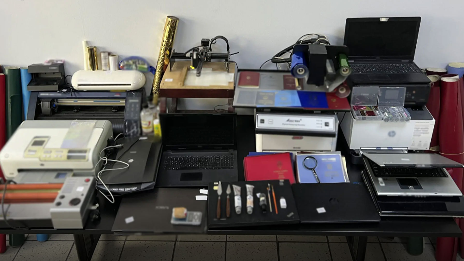 Hi tech εργαστήριο πλαστών εγγράφων στον Αγιο Παντελεήμονα – Μία σύλληψη-2