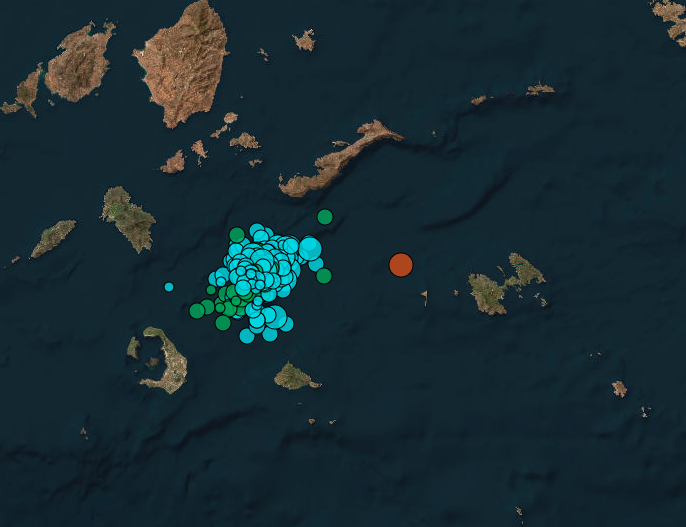 Μπαράζ σεισμών στις Κυκλάδες – «Η μακρόσυρτη ακολουθία και τα μικρότερα ρήγματα»-1