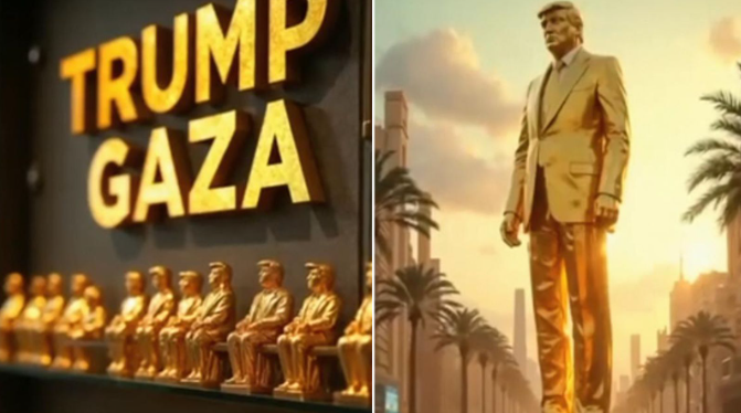 Τραμπ: Το AI βίντεο με το… «χρυσό μέλλον» της Γάζας-1
