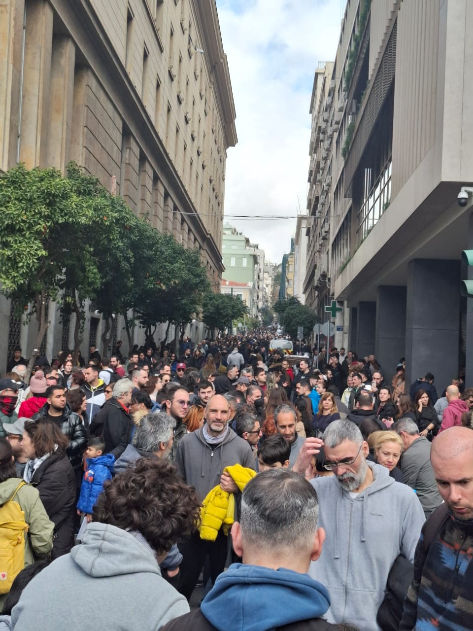 Διαδηλώσεις για τα Τέμπη: Το αδιαχώρητο στο κέντρο της Αθήνας-1