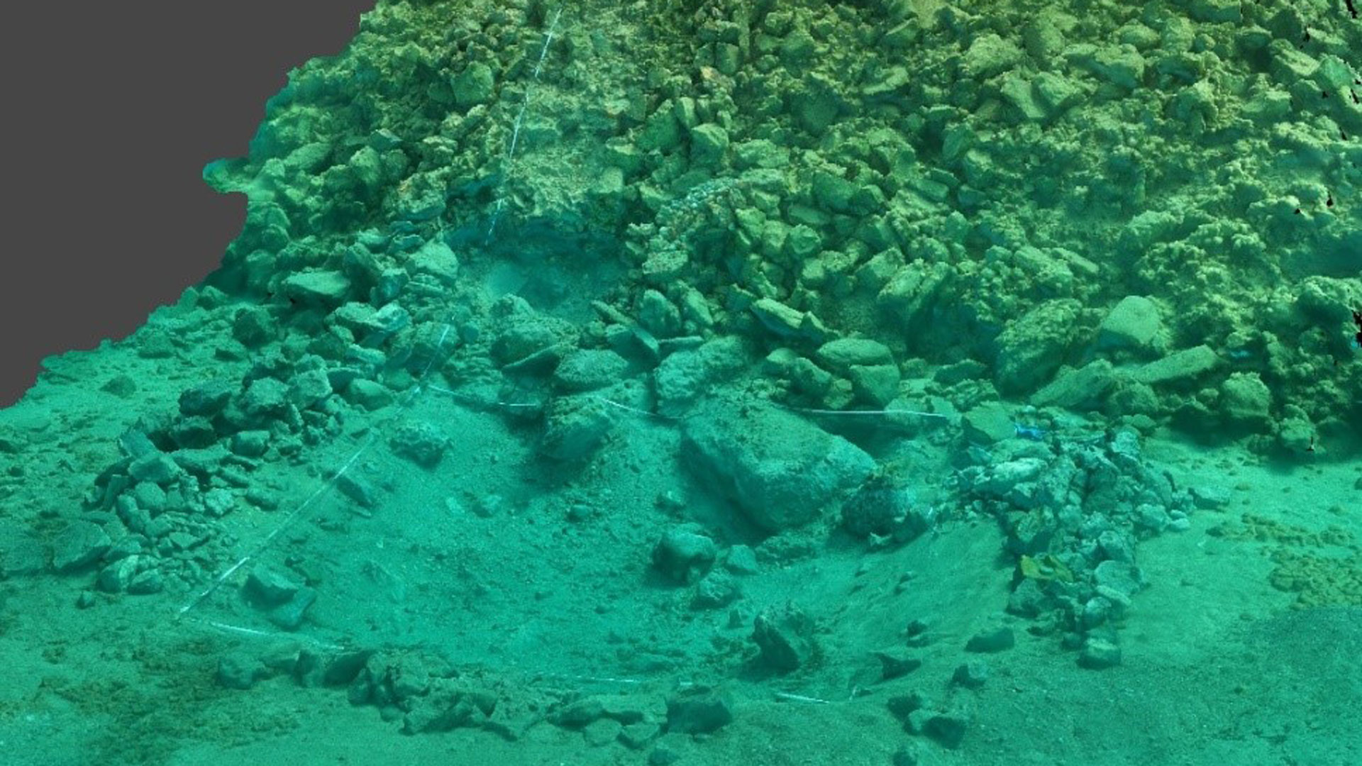 Αρχαία κτίρια στον βυθό της Ασίνης-2