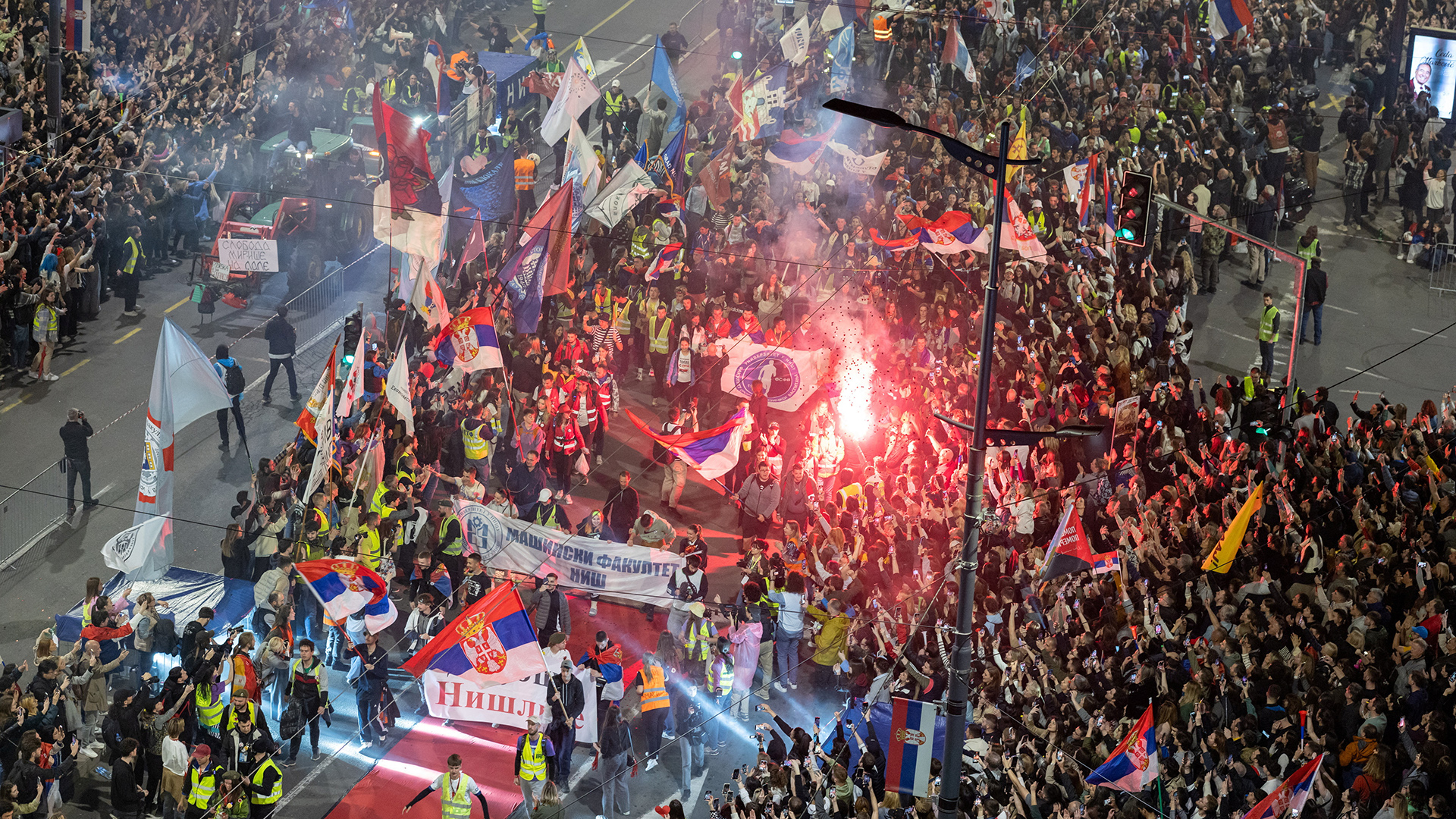 Σερβία: Νέο φοιτητικό συλλαλητήριο σήμερα στο Βελιγράδι – Επεισόδια το βράδυ της Παρασκευής-1