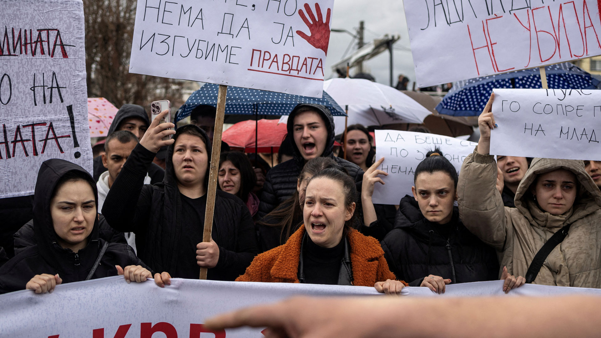 Βόρεια Μακεδονία: Επεισόδια σε συγκέντρωση στο Κότσανι για τους 59 νεκρούς-1
