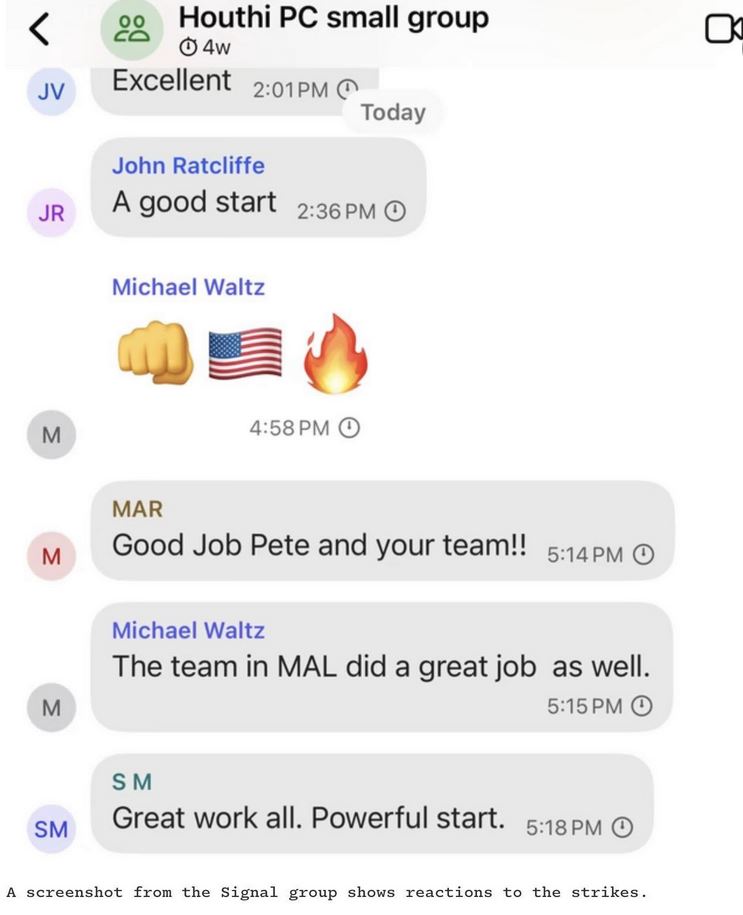 Η διοίκηση Τραμπ αποκάλυψε -κατά λάθος- σε δημοσιογράφο σχέδια πολεμικής επιχείρησης-2