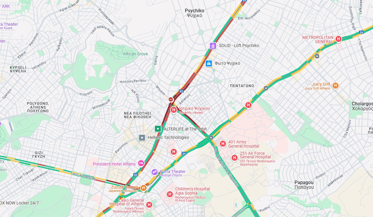 Κηφισίας: Συγκέντρωση έξω από την πρεσβεία του Ισραήλ – Κυκλοφοριακά προβλήματα-1