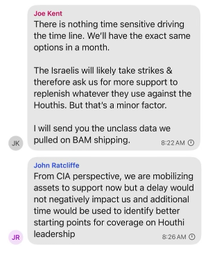 The Atlantic: Τα σχέδια επίθεσης που διέρρευσαν από τους συμβούλους του Τραμπ στο Signal-3