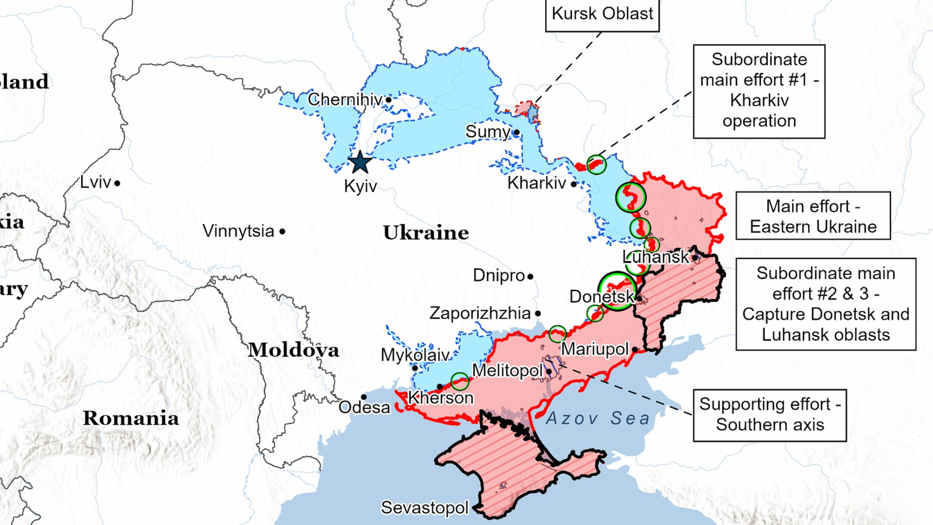 Ανάλυση ISW: Η επιθυμία του Πούτιν να κατακτήσει ολόκληρη την Ουκρανία οδηγεί σε μεγάλες απώλειες-1