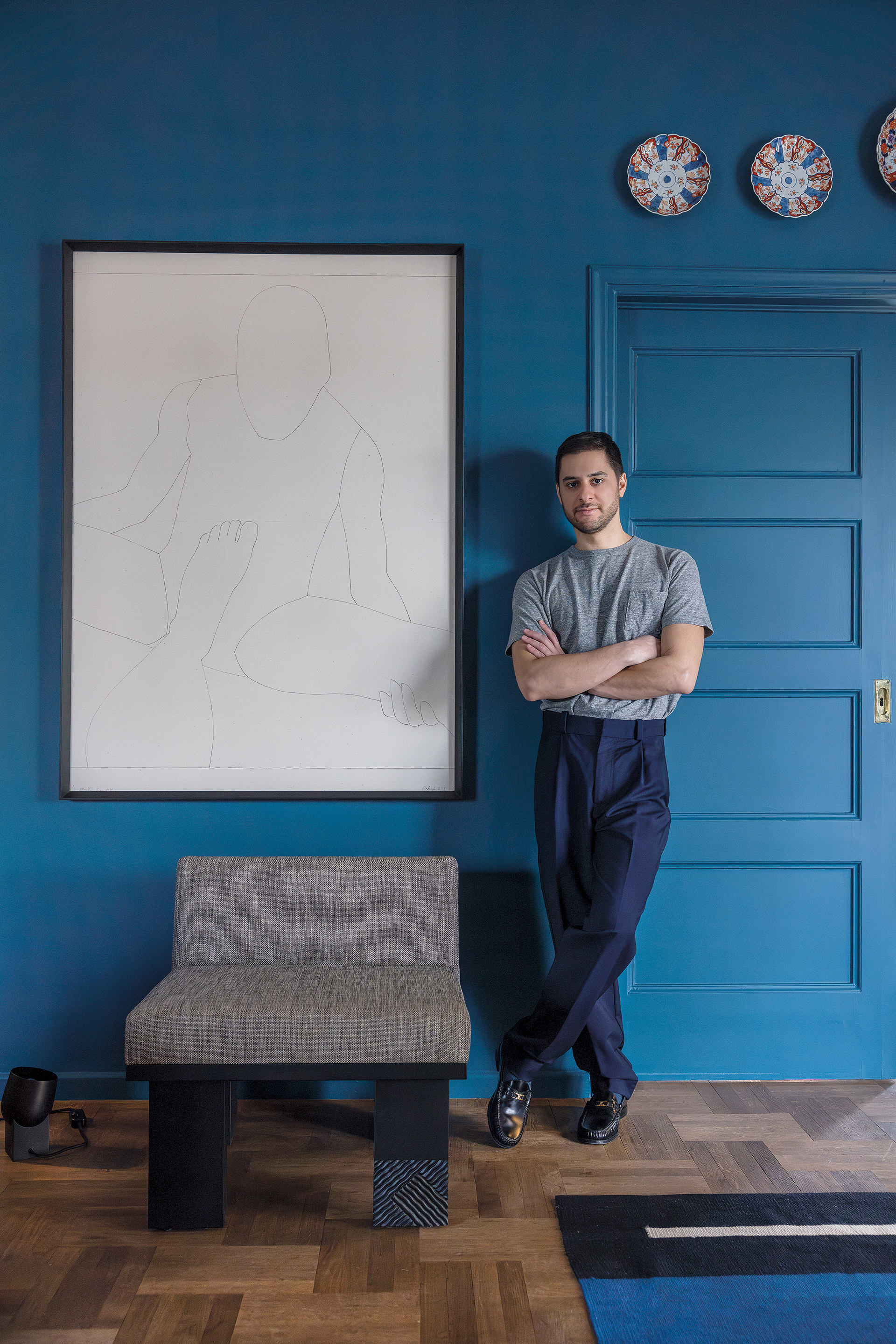 Ενα μπλε ρετιρέ με αέρα παλιάς Αθήνας στο Μουσείο-1