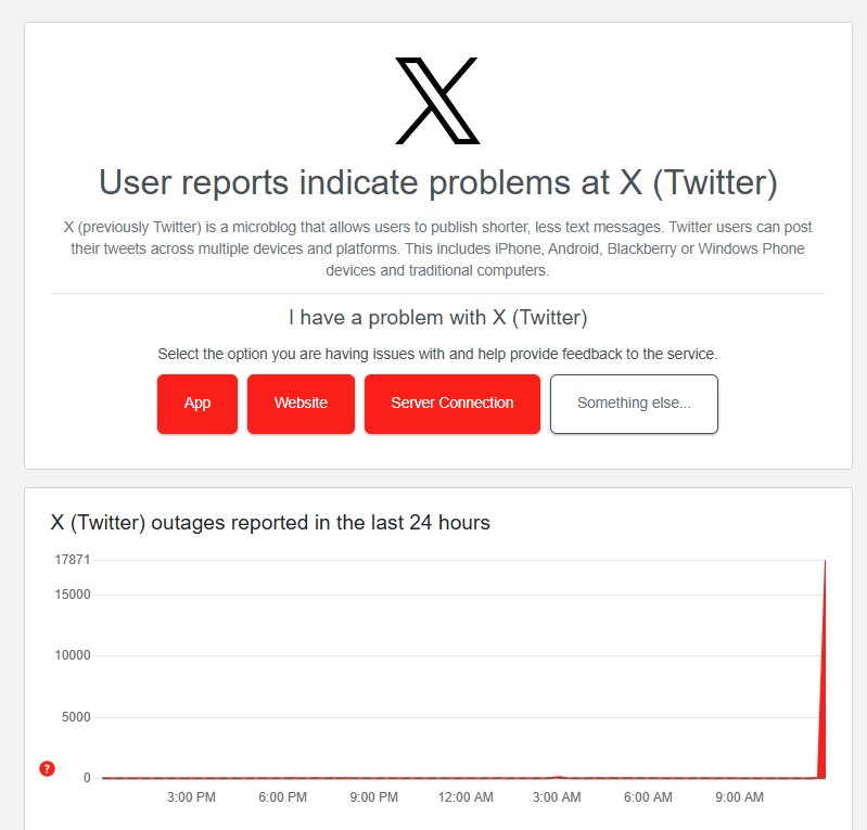 Προβλήματα στη λειτουργία της πλατφόρμας X-1