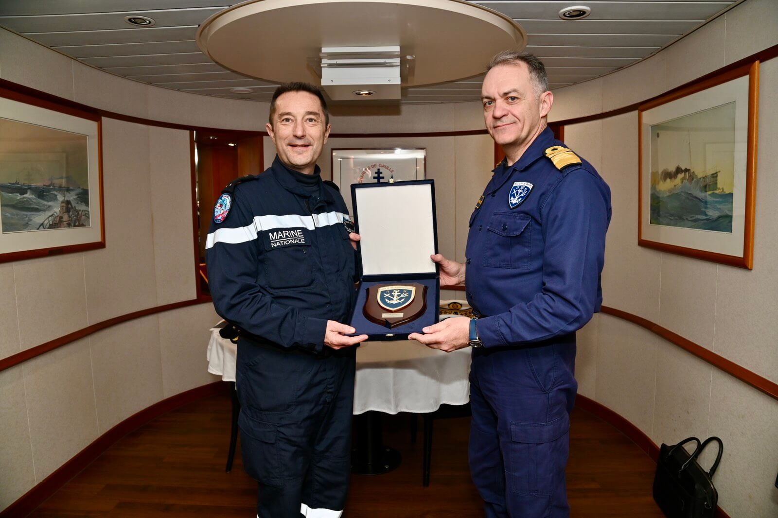 Επίσκεψη του αρχηγού ΓΕΝ στο αεροπλανοφόρο Charles De Gaulle (εικόνες)-4