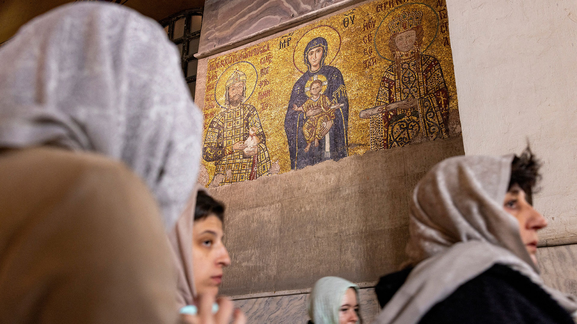 Κωνσταντινούπολη: Εργασίες αποκατάστασης στον τρούλο της Αγίας Σοφίας-2