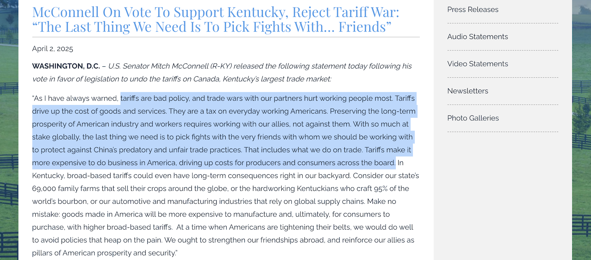 Τα πρώτα φίλια πυρά κατά Τραμπ: Εσωκομματική «ανταρσία» λόγω δασμών-4