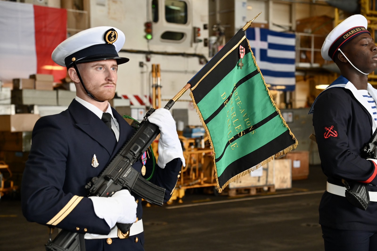 Επίσκεψη του αρχηγού ΓΕΝ στο αεροπλανοφόρο Charles De Gaulle (εικόνες)-7