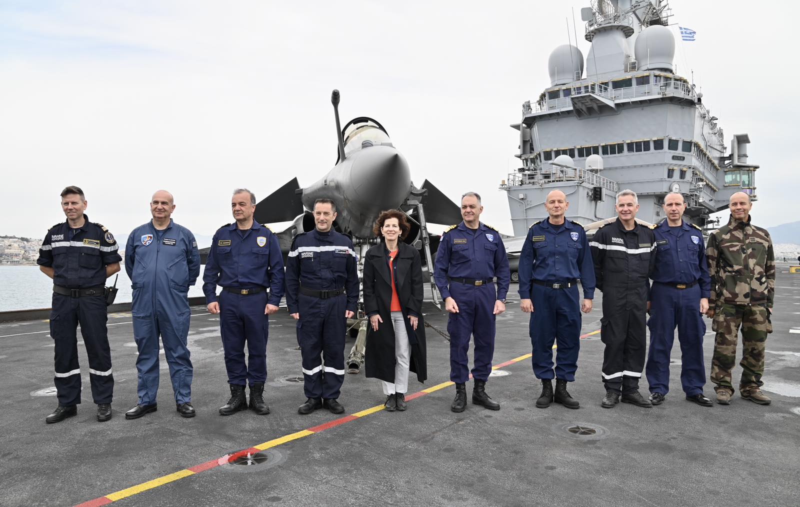 Επίσκεψη του αρχηγού ΓΕΝ στο αεροπλανοφόρο Charles De Gaulle (εικόνες)-6