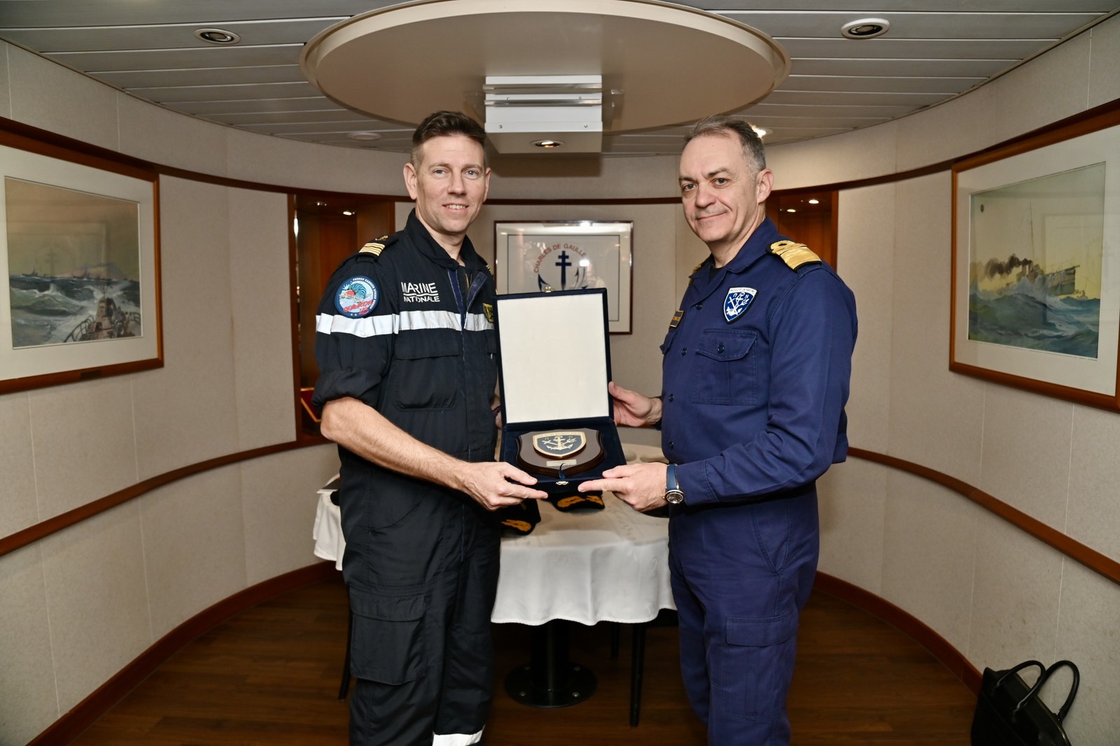 Επίσκεψη του αρχηγού ΓΕΝ στο αεροπλανοφόρο Charles De Gaulle (εικόνες)-8