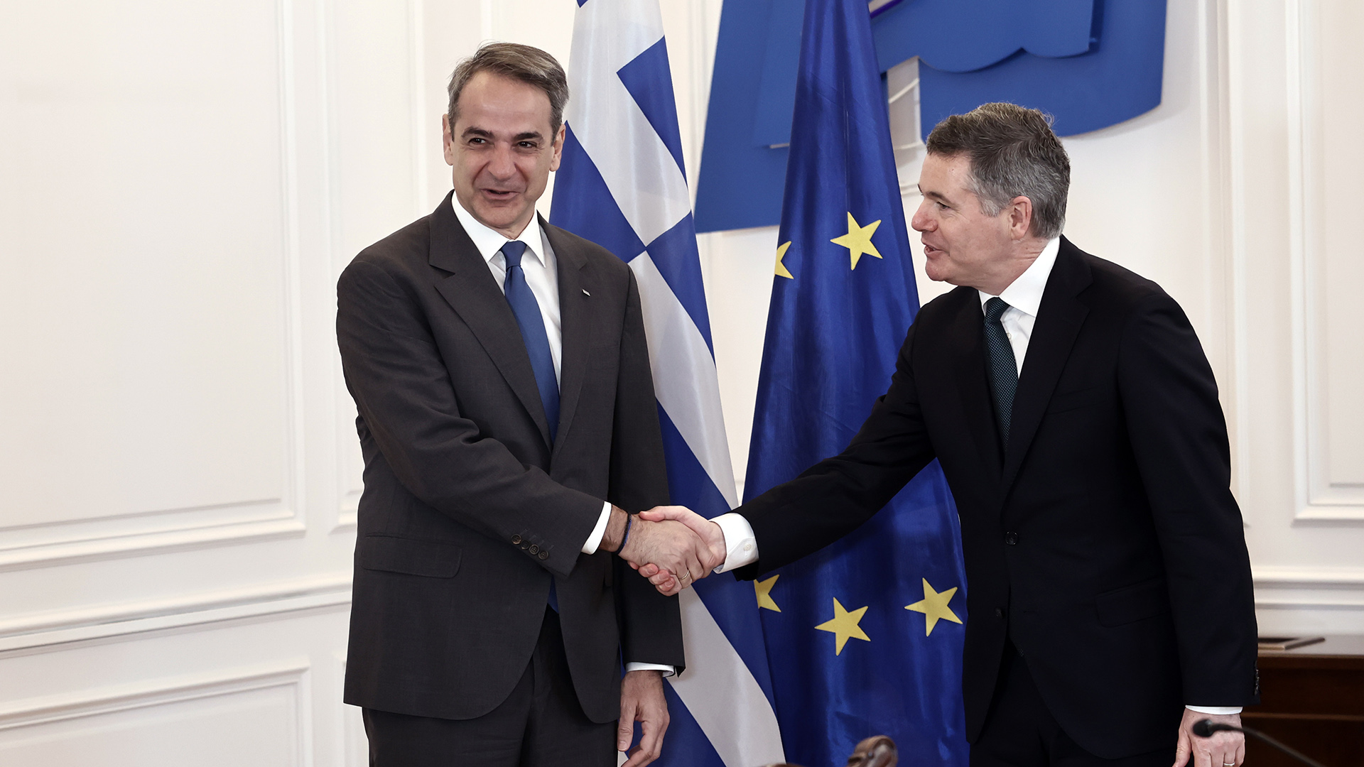 Συνάντηση Μητσοτάκη – Ντόναχιου: «Η ελληνική οικονομία σημειώνει συνεχή πρόοδο»-1