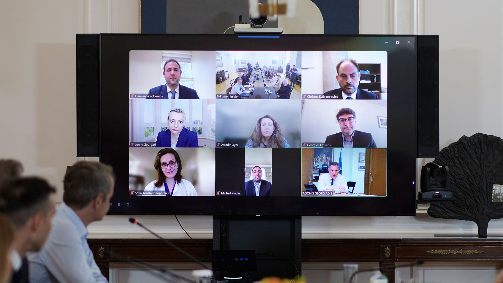 Συνάντηση Κυρ. Μητσοτάκη με Ελληνες γιατρούς που εργάζονται στις ΗΠΑ-1