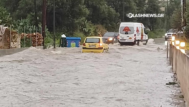 Χανιά: Προβλήματα από την καταρρακτώδη βροχή – Μήνυμα από το 112 για όλη την Κρήτη-1