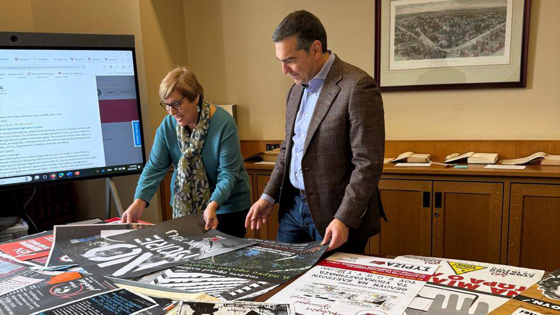 «Εντατικές επαφές, ειλικρινείς συζητήσεις» – Η ανάρτηση Τσίπρα για την επίσκεψη στο Harvard-1