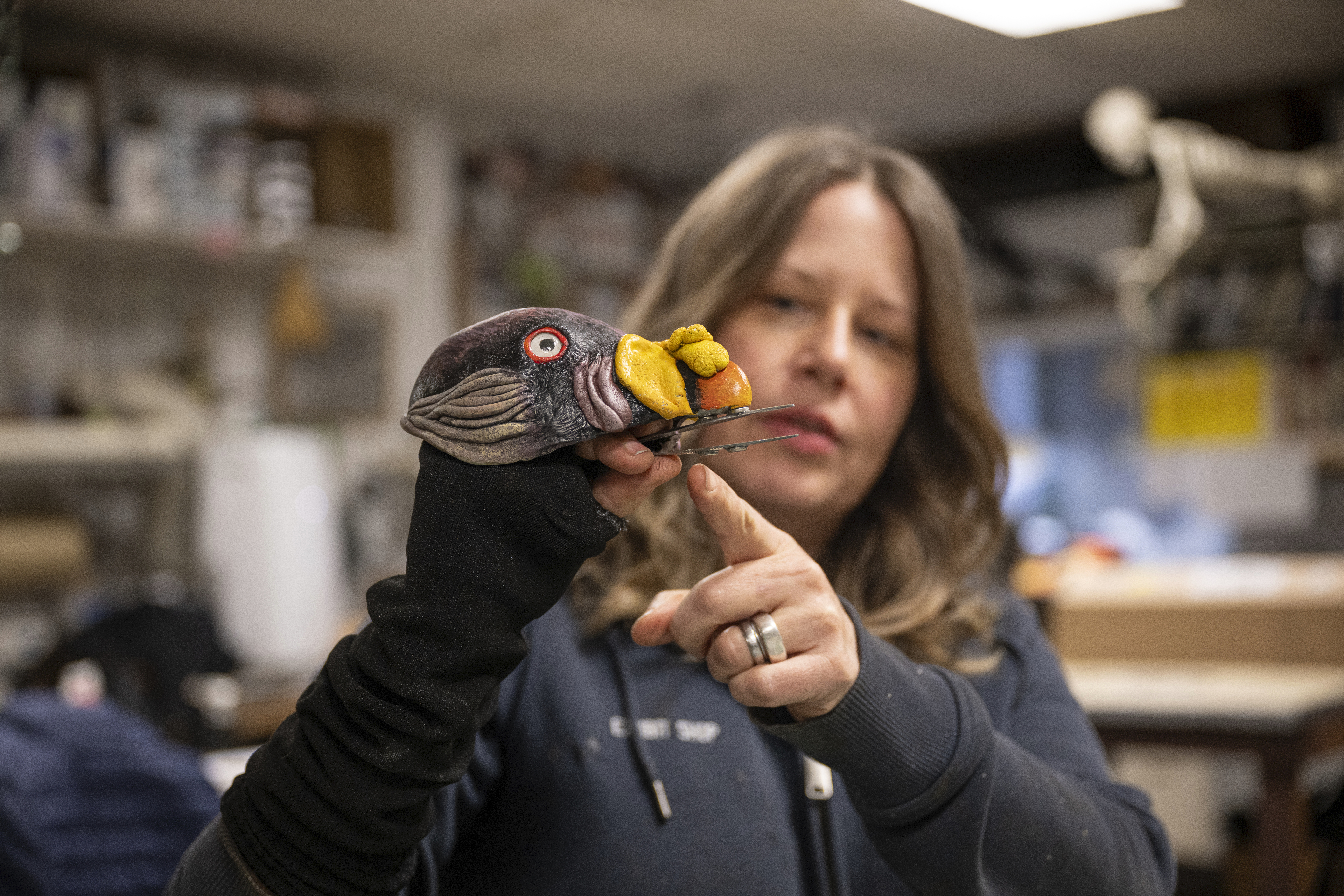 Γιατί οι φροντιστές ζωολογικού κήπου ταΐζουν νεοσσό γύπα με μαριονέτα χεριού-1