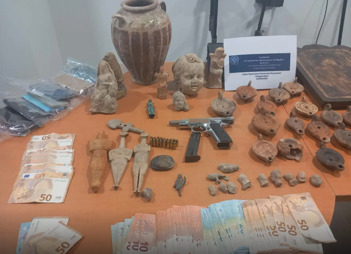 Υπόθεση αρχαιοκαπηλίας: Η ανακοίνωση της ΕΛ.ΑΣ. για τη δράση του κυκλώματος-1