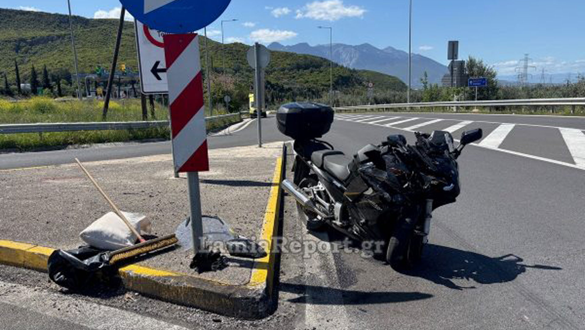 Μπράλος: Σύγκρουση μηχανής με Ι.Χ. – Στο νοσοκομείο ο αναβάτης-1