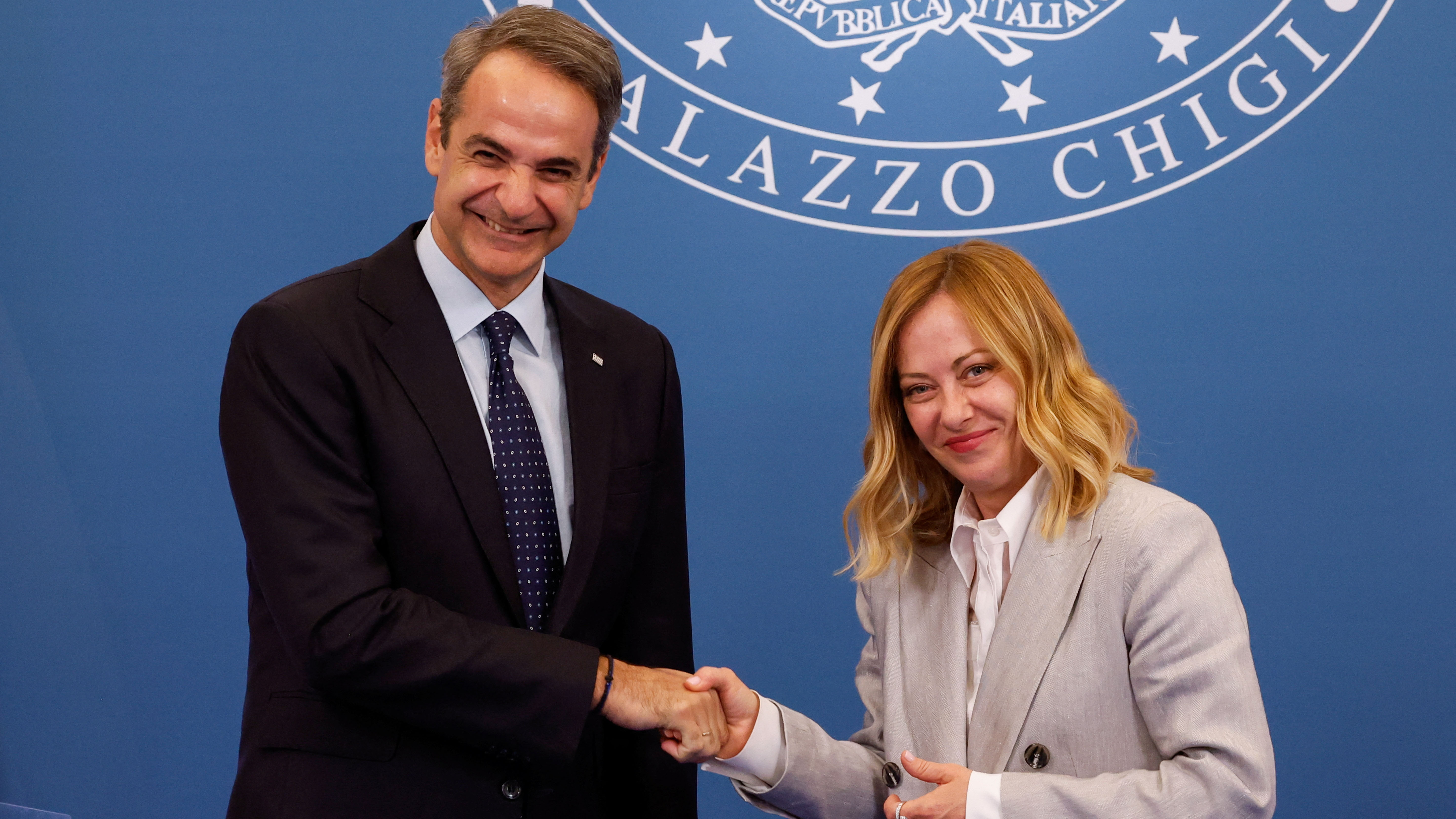 Συνάντηση Μητσοτάκη-Μελόνι: Συμφωνία για επενδύσεις 360 εκατ. ευρώ σε καινούργια τρένα και αμαξοστάσια-3