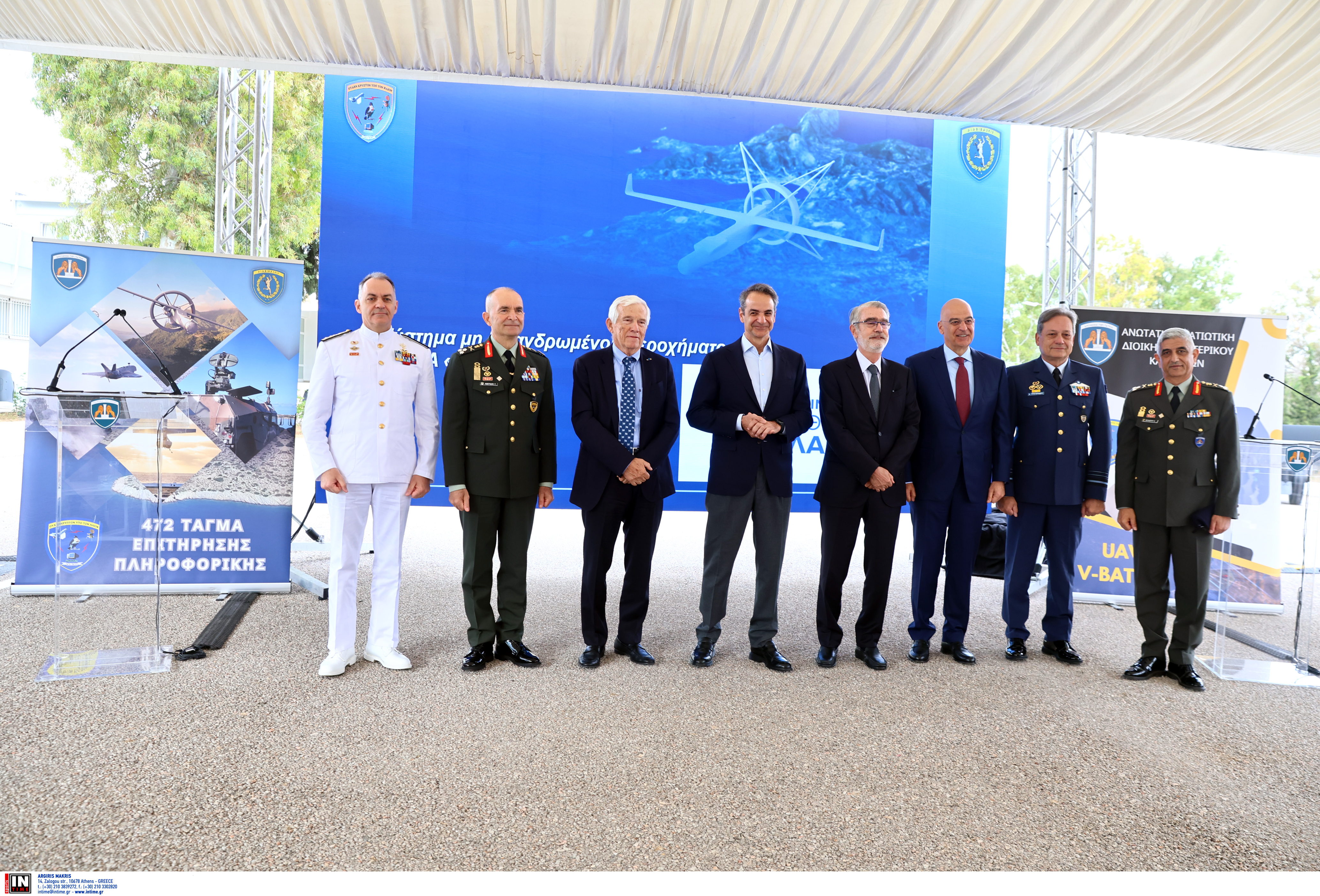 Παρουσία Μητσοτάκη – Δένδια η τελετή ένταξης των νέων drones στις Ενοπλες Δυνάμεις-2