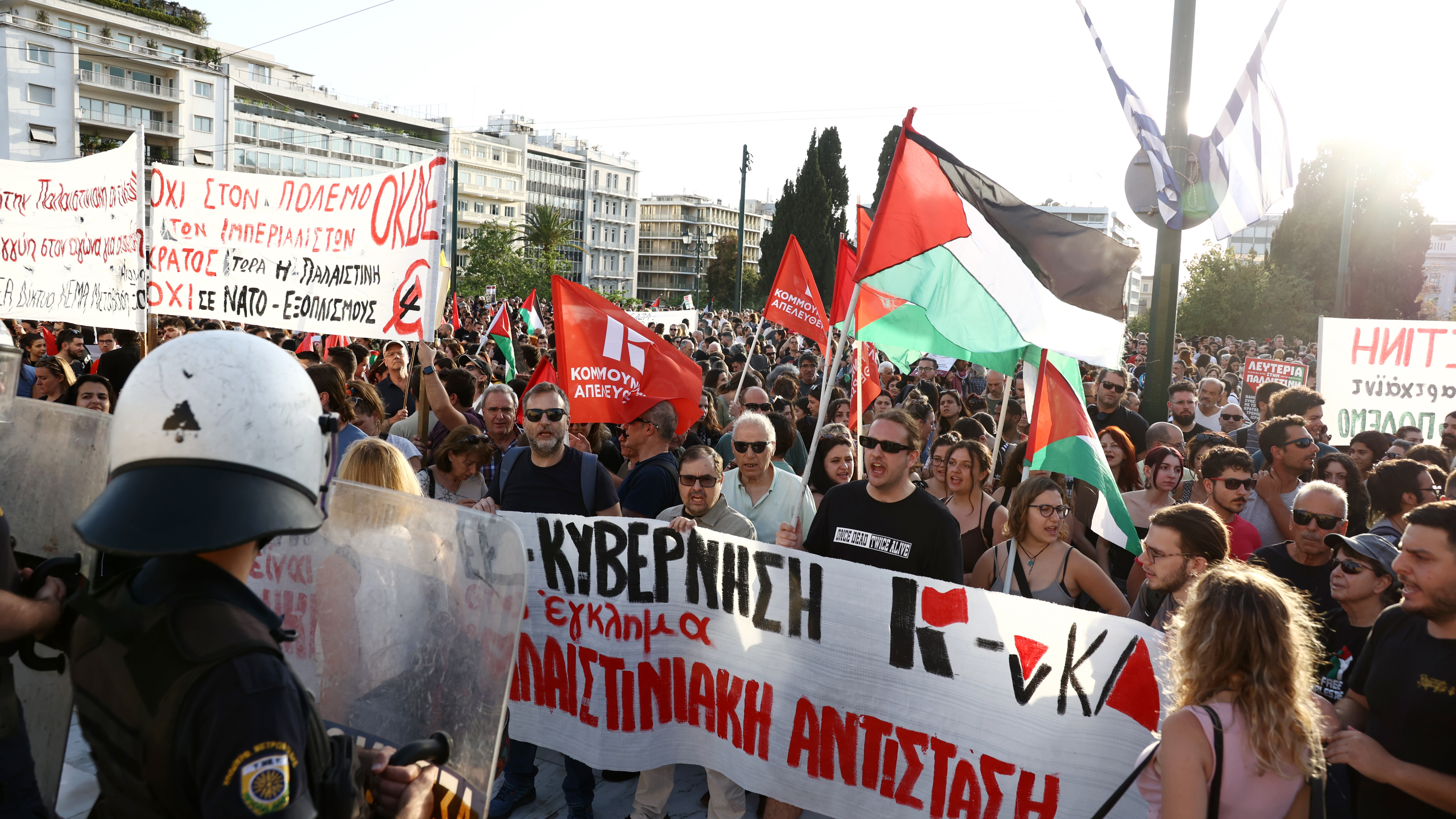 Συγκέντρωση στο Σύνταγμα για τη Γάζα-5