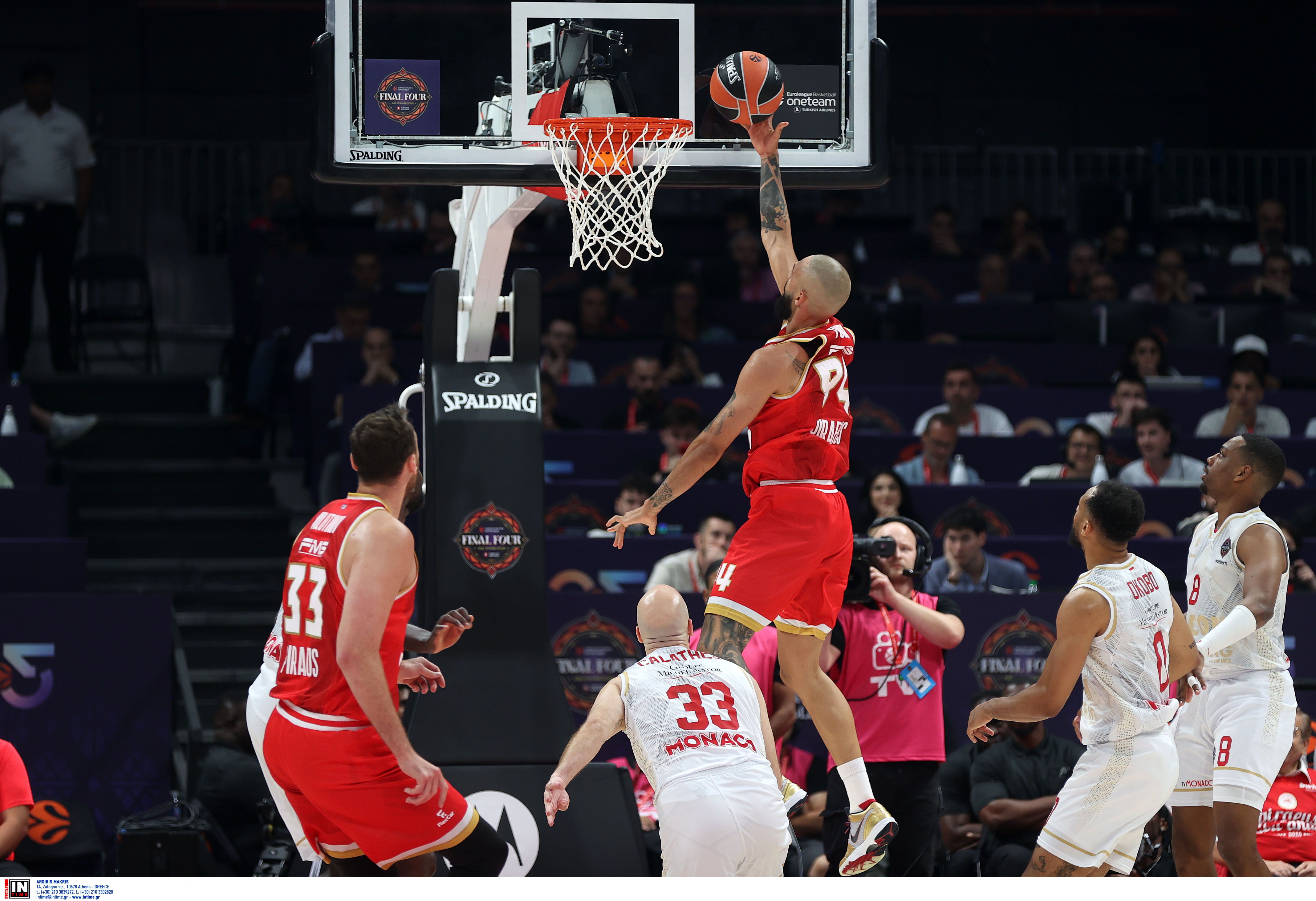 Ολυμπιακός – Μονακό 68 – 78 :  Οι Μονεγάσκοι «γκρέμισαν» το όνειρο των Πειραιώτων-2