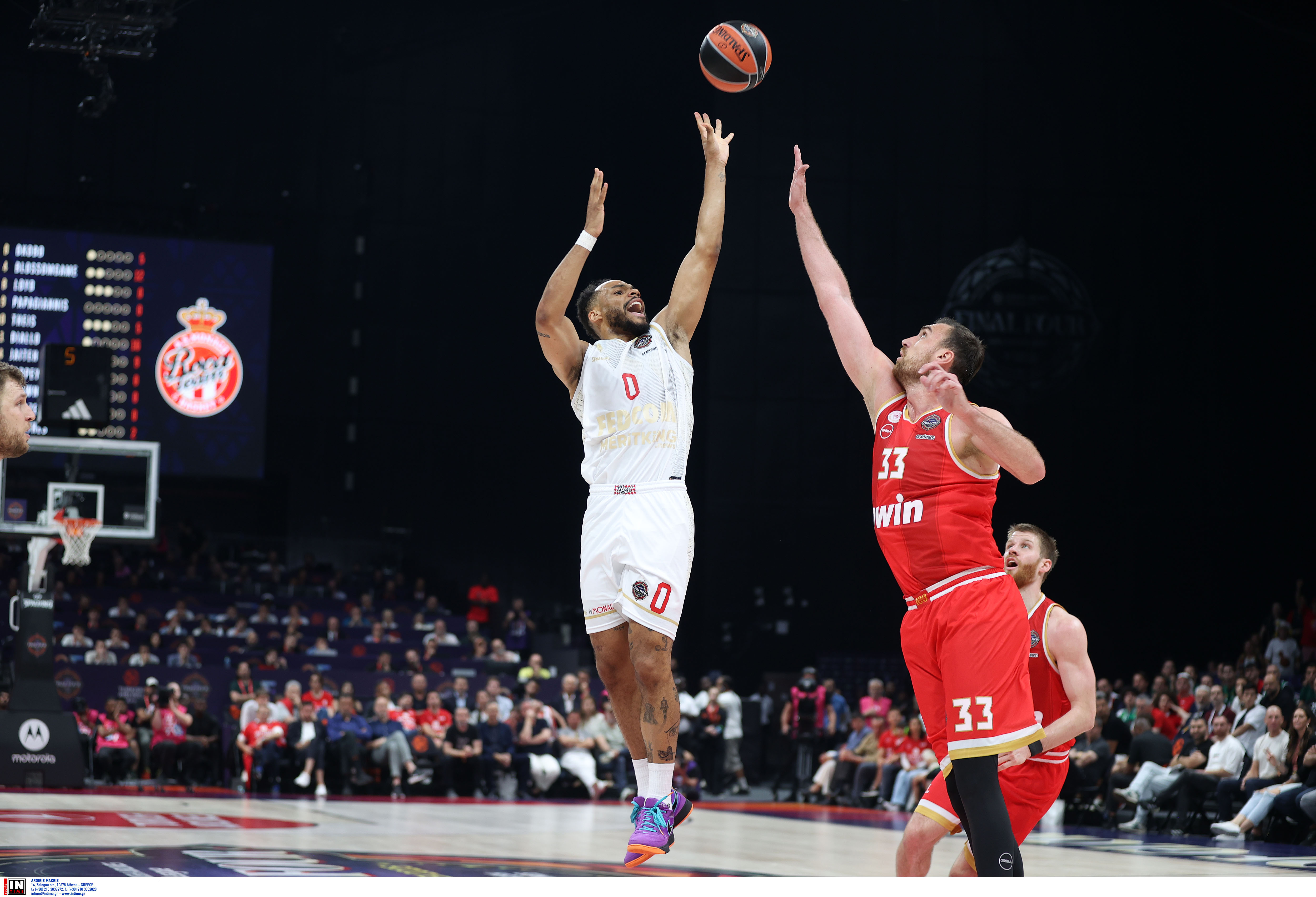 Ολυμπιακός – Μονακό 68 – 78 :  Οι Μονεγάσκοι «γκρέμισαν» το όνειρο των Πειραιώτων-5