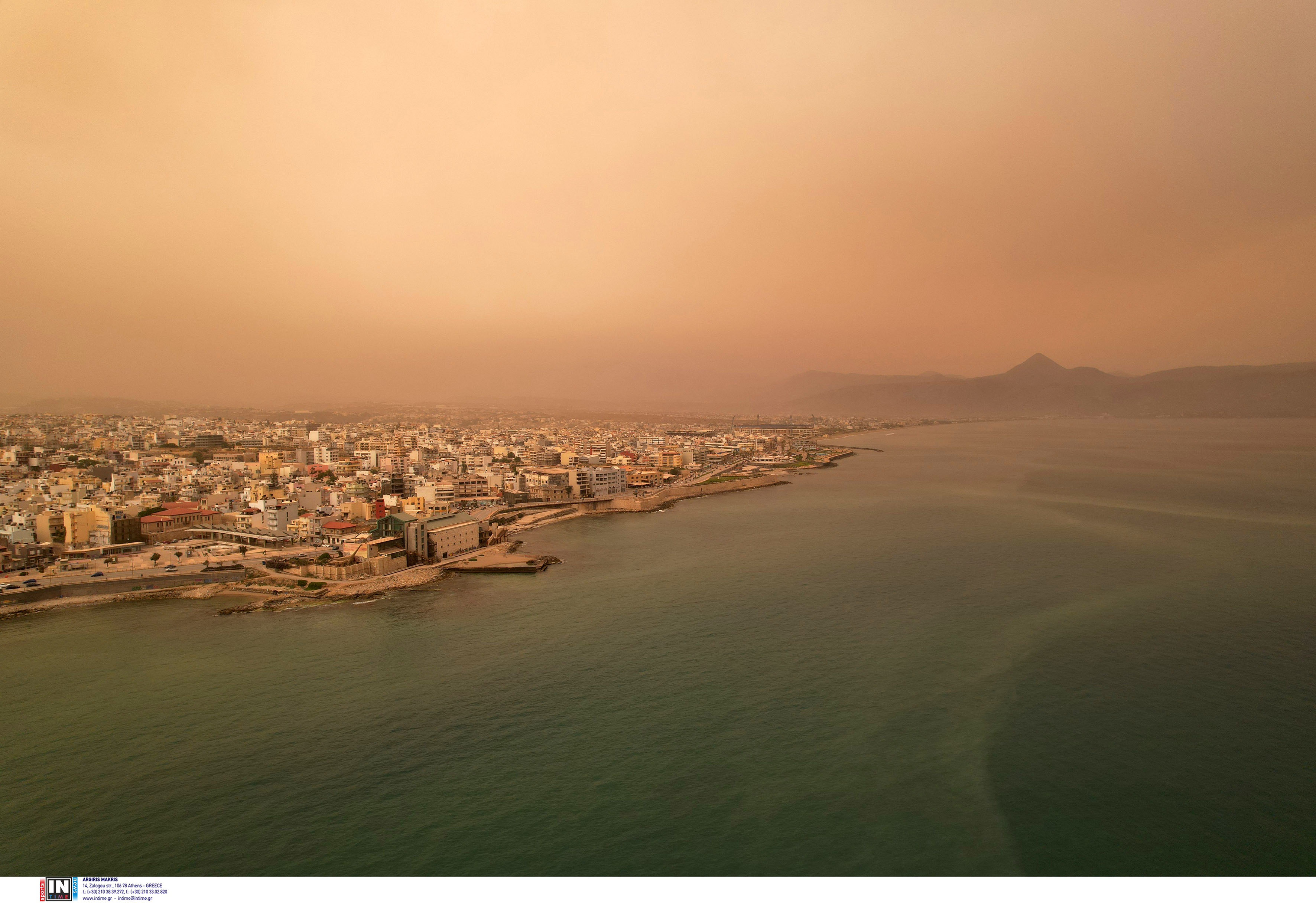 Σκηνικό… Dune στην Κρήτη: Η αφρικανική σκόνη σκέπασε το νησί-1