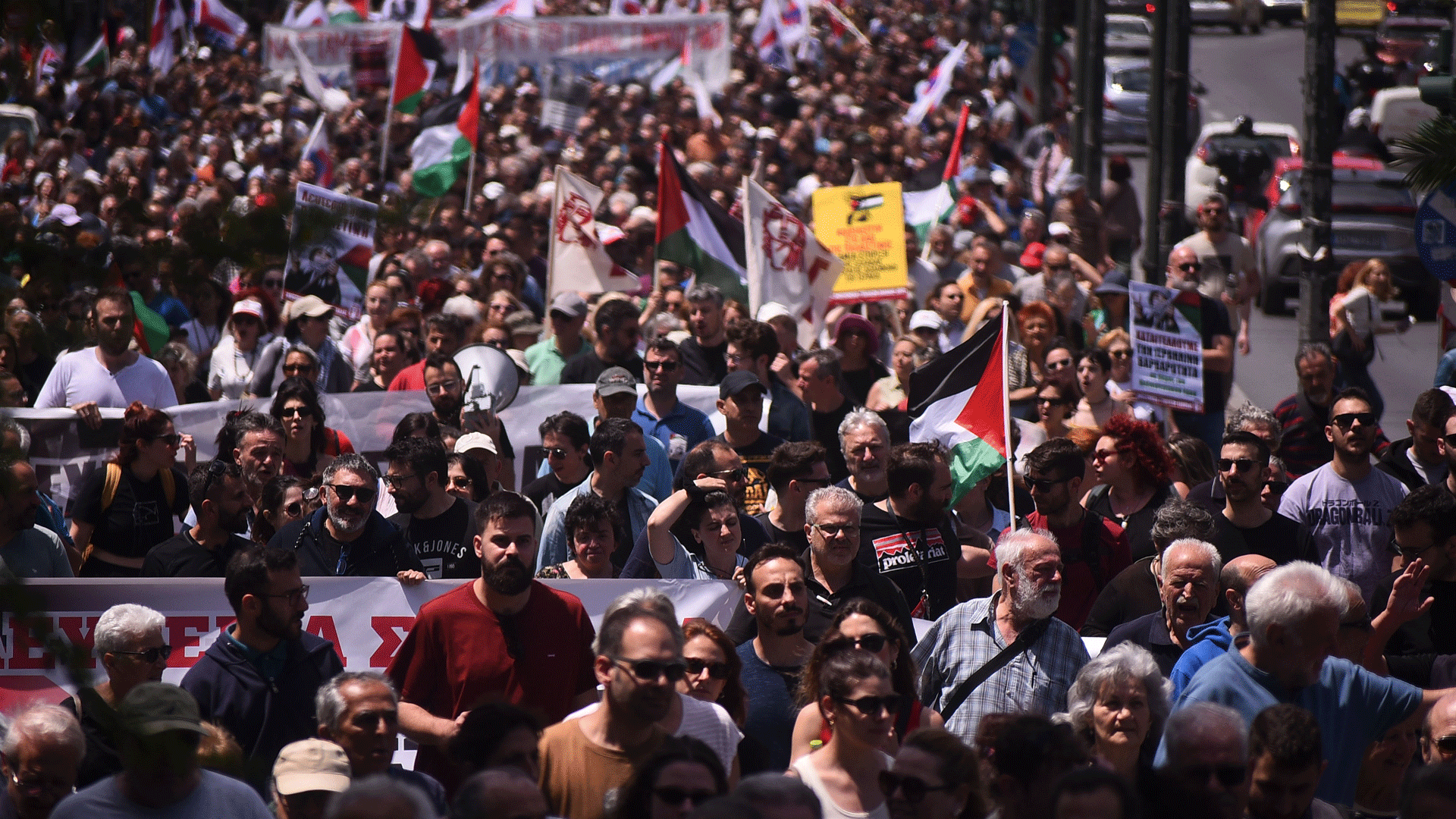 Αθήνα: Συγκέντρωση αλληλεγγύης για την Παλαιστίνη-1