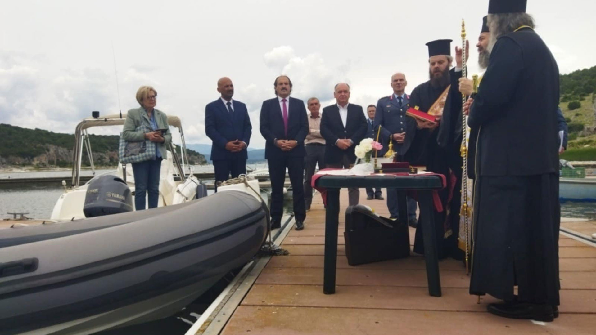 Μεγάλη Πρέσπα: Ξεκινά περιπολίες το νέο ταχύπλοο της ΕΛ.ΑΣ.-1