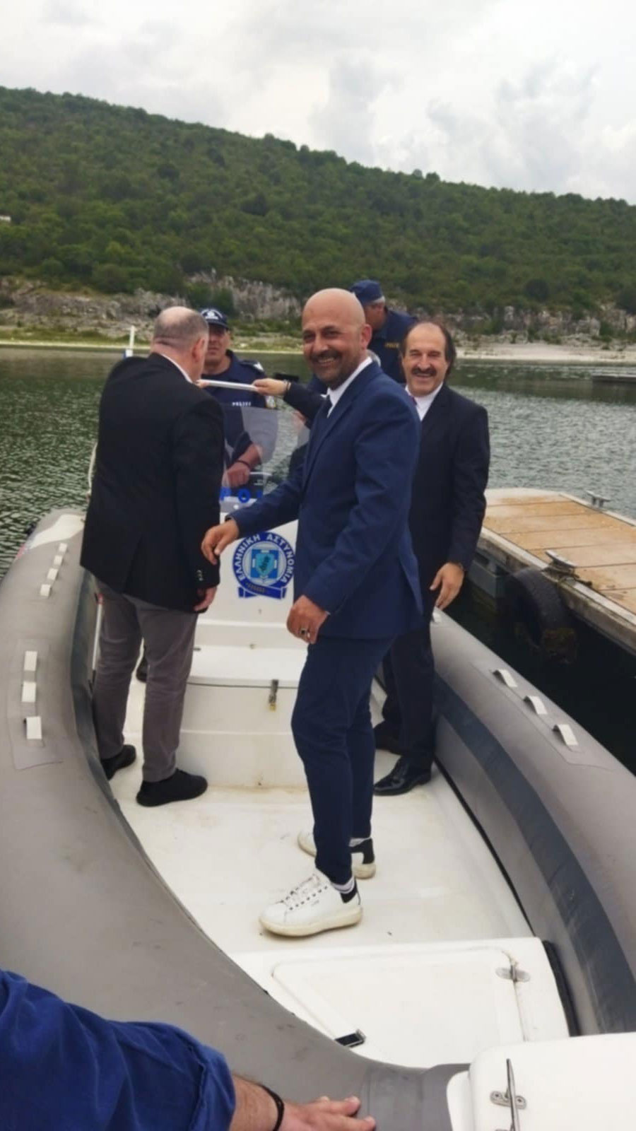 Μεγάλη Πρέσπα: Ξεκινά περιπολίες το νέο ταχύπλοο της ΕΛ.ΑΣ.-2