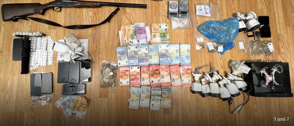 Αγία Βαρβάρα: Εικόνες και βίντεο από τη μεγάλη επιχείρηση της ΕΛ.ΑΣ.-1