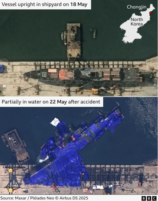 Βόρεια Κορέα: «Σε 10 ημέρες θα είναι έτοιμο» το βυθισμένο αντιτορπιλικό-1