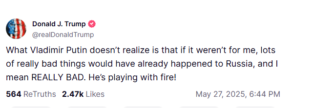 Ο Μεντβέντεφ απαντά στον Τραμπ: «Γνωρίζω μόνο ένα πραγματικά κακό, τον Γ’ Παγκόσμιο Πόλεμο»-1