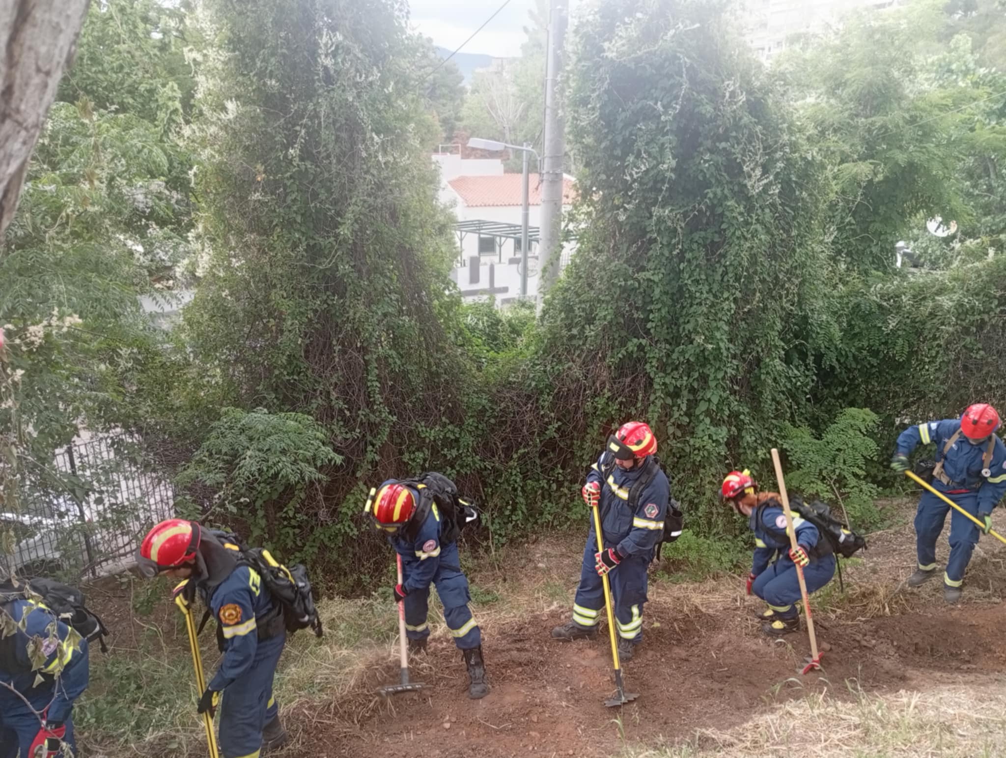 Εθελοντές πυροσβέστες σε θέση μάχης-8