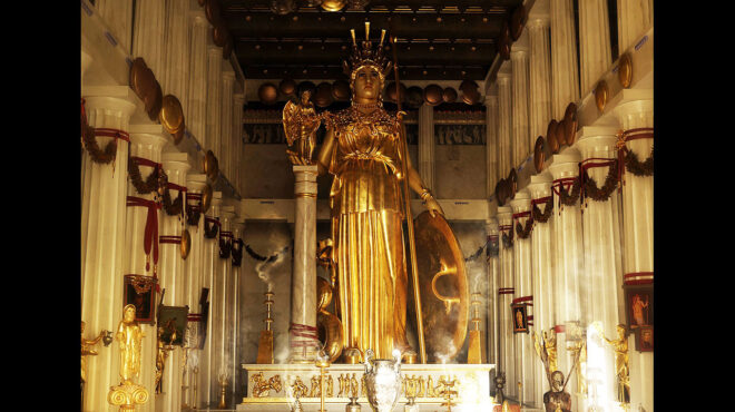 παρθενώνας-μάρμαρο-και-χρυσός-έλαμπα-563609320