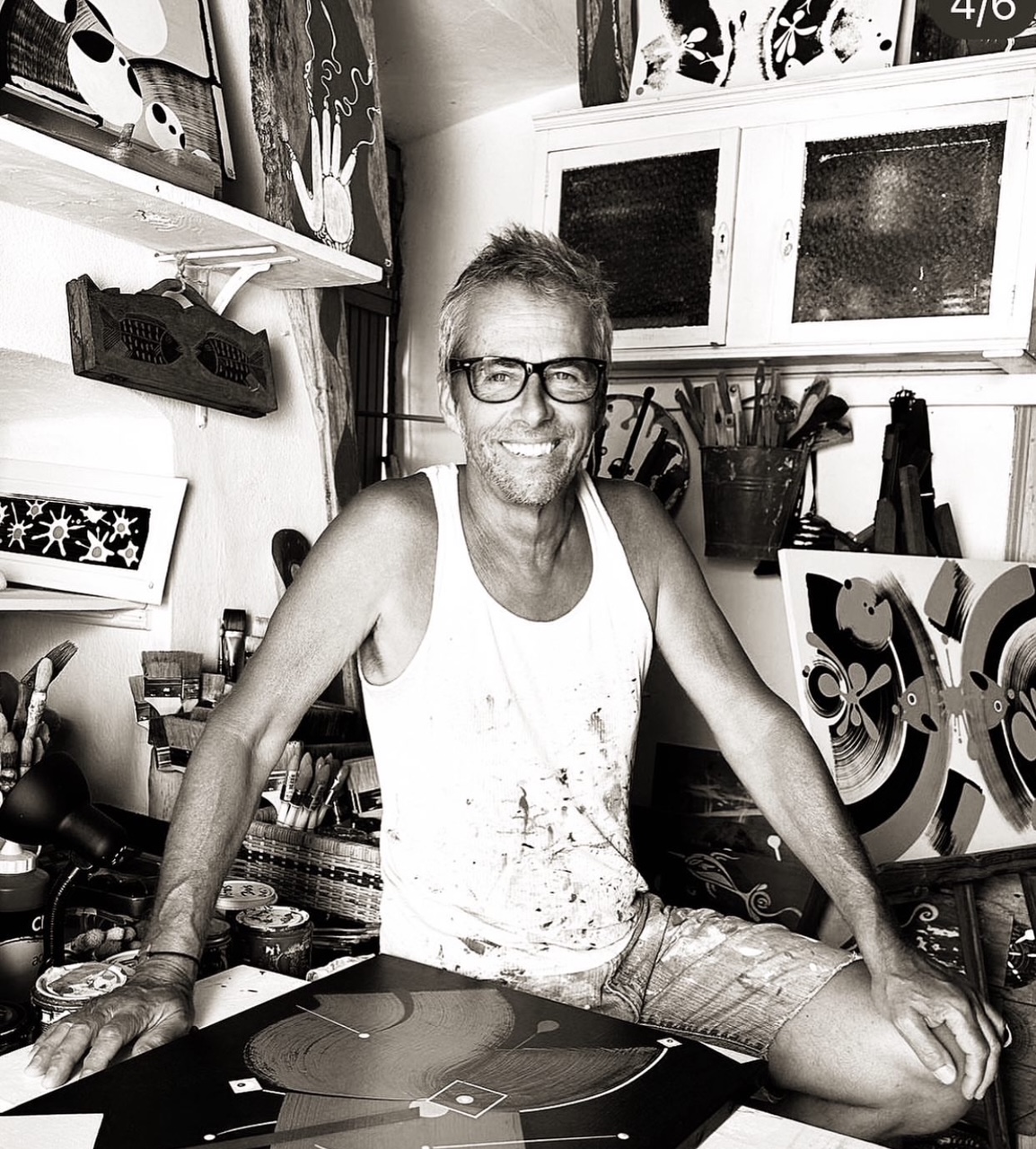 Ο Γάλλος ζωγράφος που ζει στην Κίμωλο-4