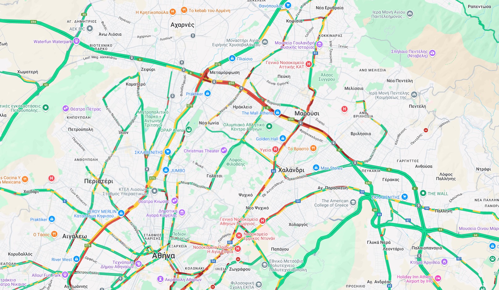 Αττική Οδός: Προβλήματα στην κυκλοφορία λόγω ακινητοποιημένου φορτηγού-1