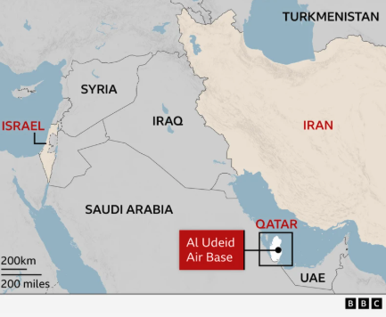Κατάρ: Η στιγμή της ιρανικής επίθεσης στην αμερικανική βάση – Βίντεο, χάρτες-2