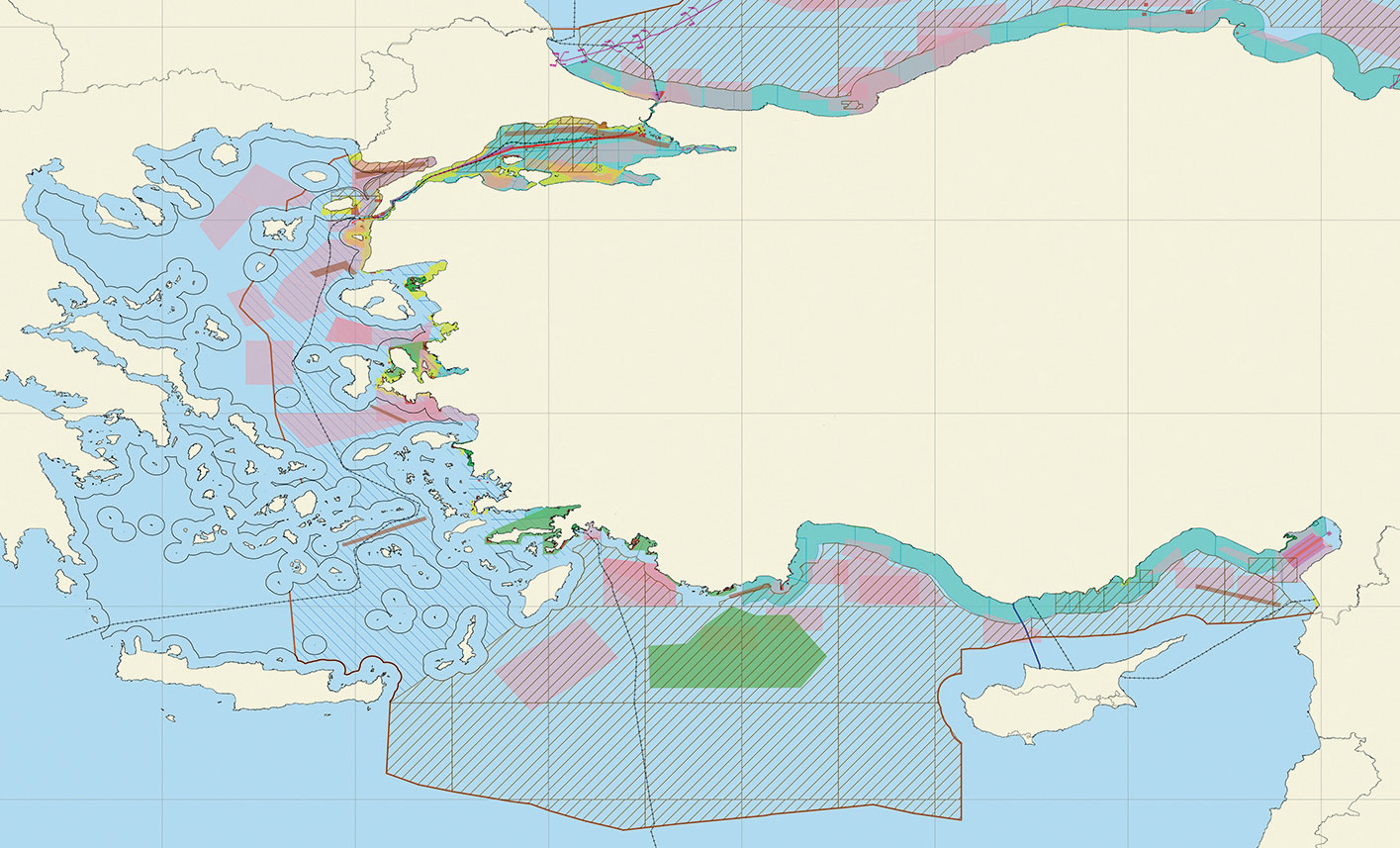 Ελληνοτουρκικά: Η Αγκυρα χωροθετεί περιοχές στο μισό Αιγαίο-1