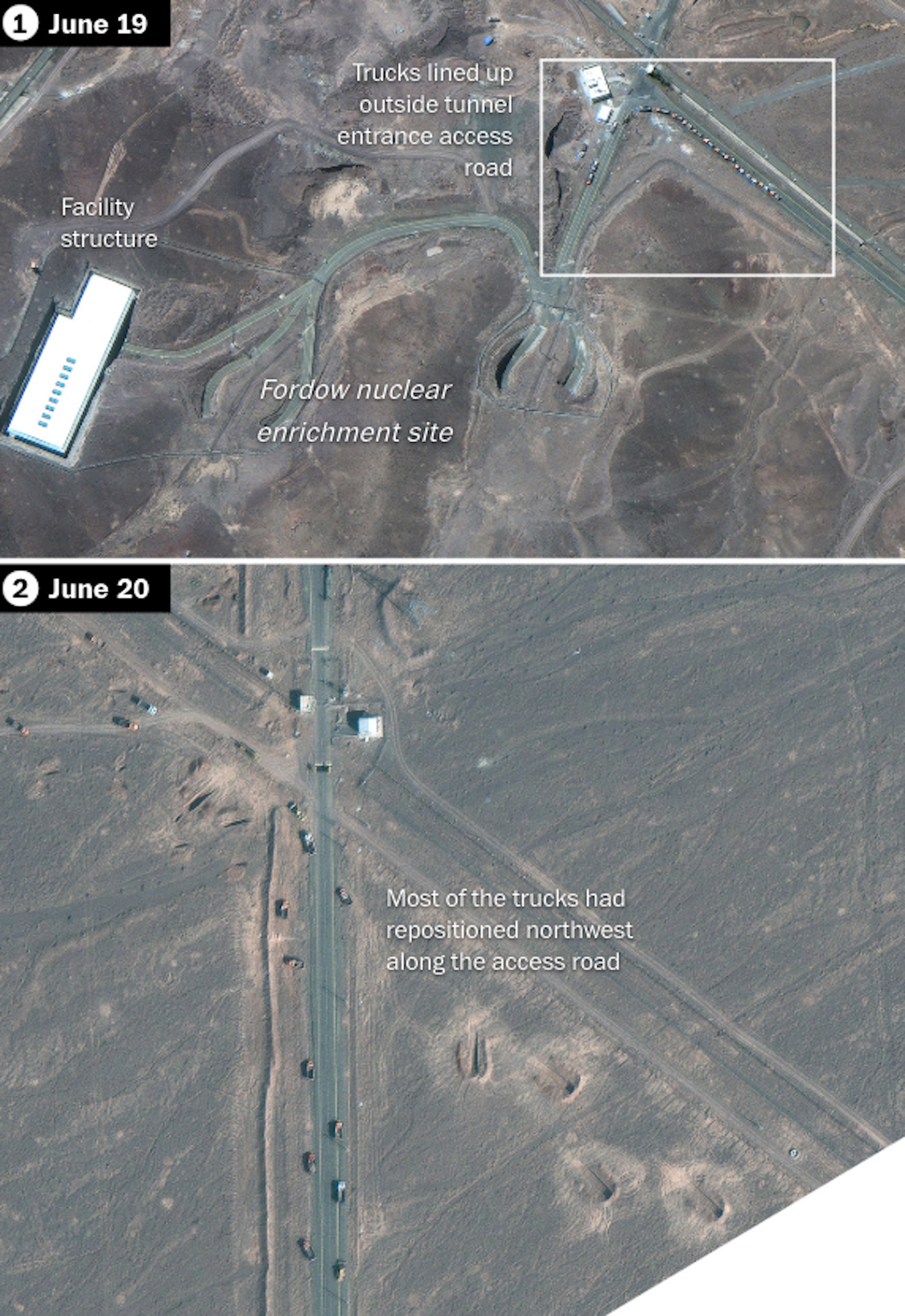 Ιράν: Τι απέμεινε από τις πυρηνικές εγκαταστάσεις (δορυφορικές εικόνες)-2