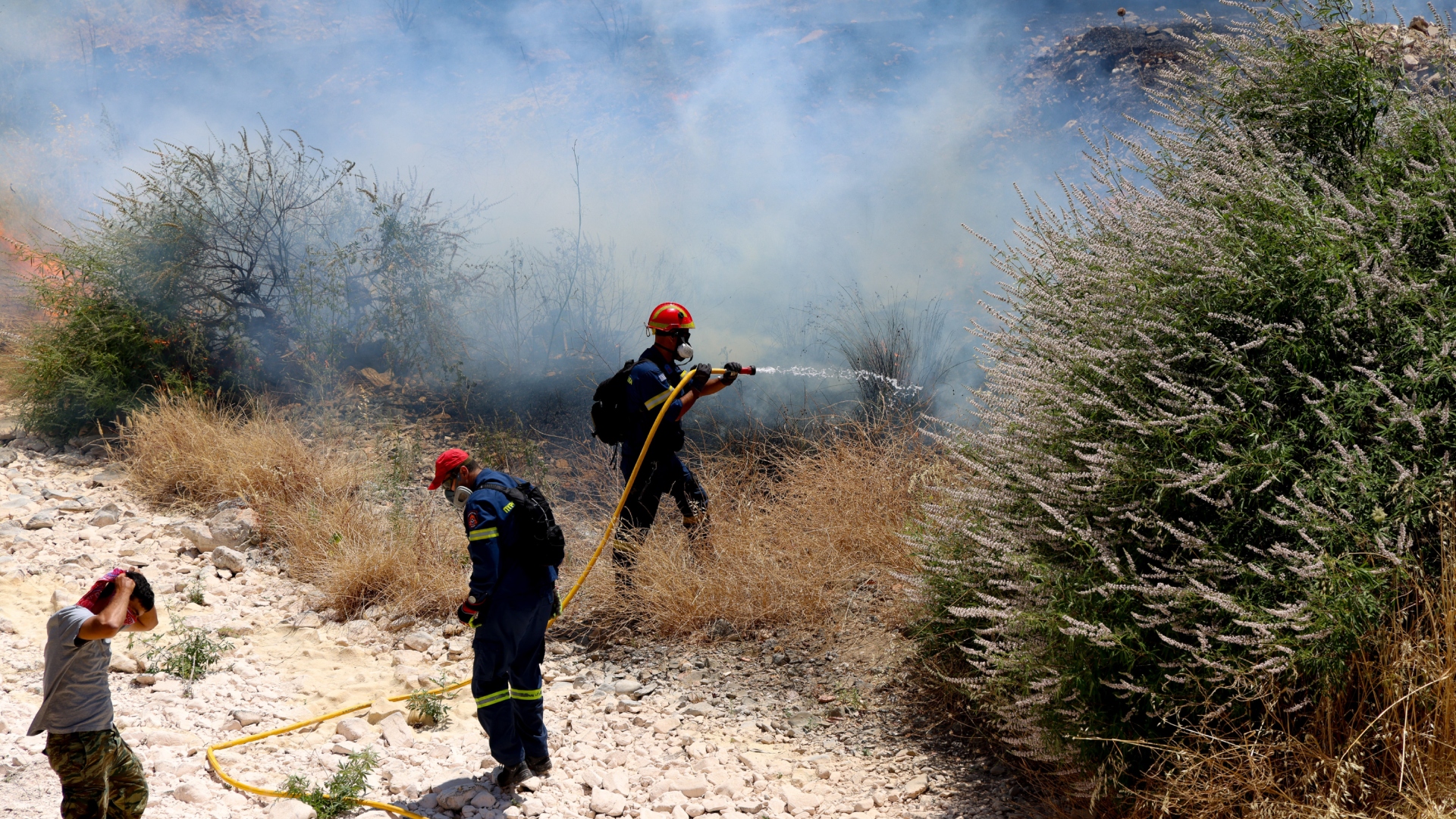 Φωτιά στη Χίο – Αλλεπάλληλα μηνύματα 112 για εκκενώσεις-1