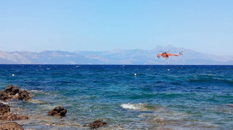 Ραφήνα: Φωτιά στη λεωφόρο Μαραθώνος – Ηχησε το 112 για εκκένωση-5